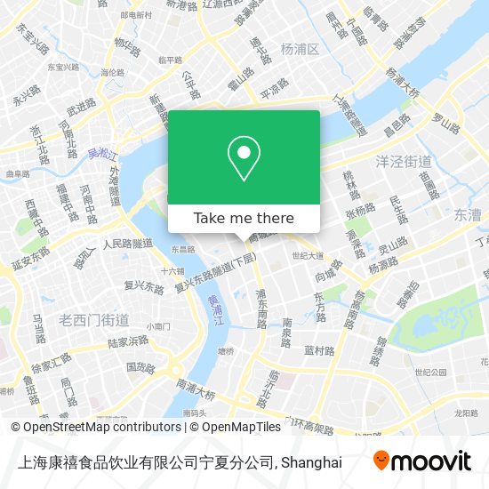 上海康禧食品饮业有限公司宁夏分公司 map