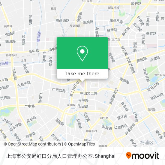 上海市公安局虹口分局人口管理办公室 map