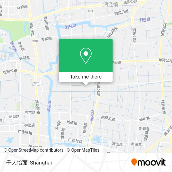 千人怡面 map