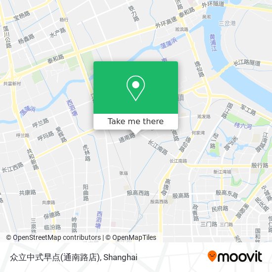 众立中式早点(通南路店) map