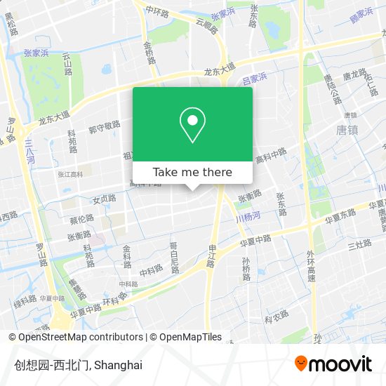 创想园-西北门 map