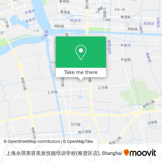 上海永琪美容美发技能培训学校(奉贤区店) map
