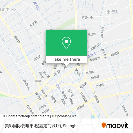 美影国际爱啡果吧(嘉定商城店) map