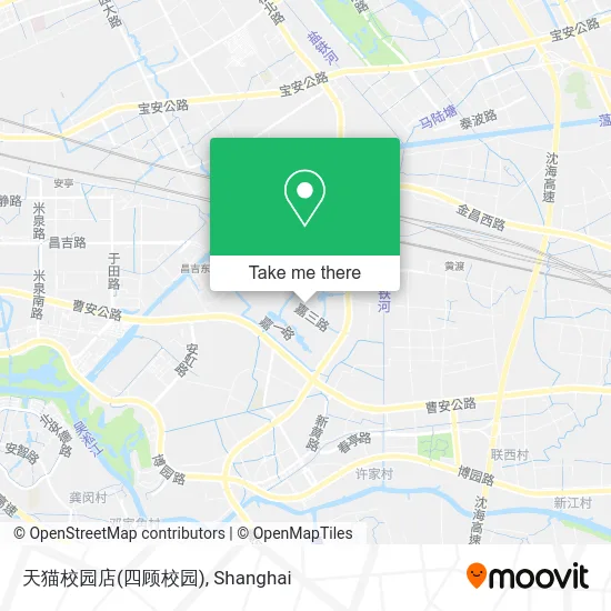 天猫校园店(四顾校园) map