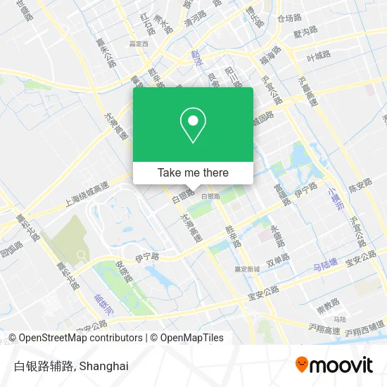 白银路辅路 map