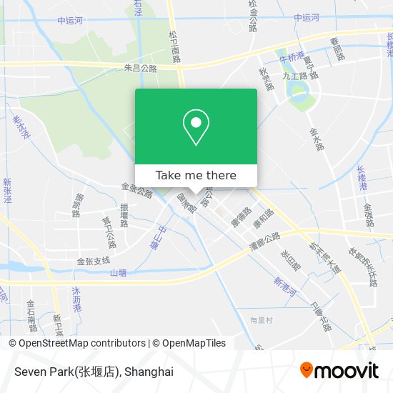 Seven Park(张堰店) map