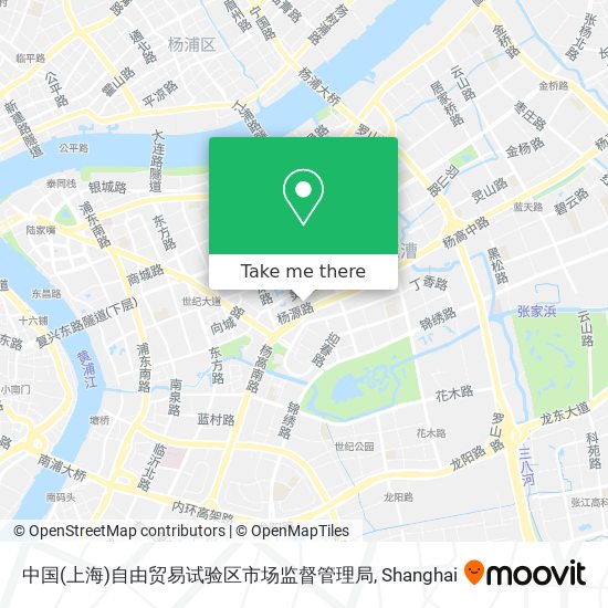 中国(上海)自由贸易试验区市场监督管理局 map