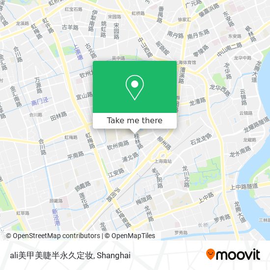 ali美甲美睫半永久定妆 map