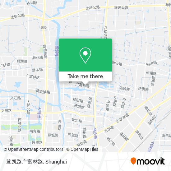茸凯路广富林路 map
