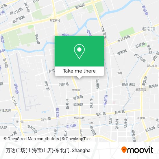 万达广场(上海宝山店)-东北门 map