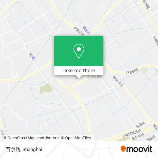 百泉路 map
