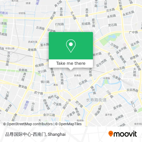 品尊国际中心-西南门 map