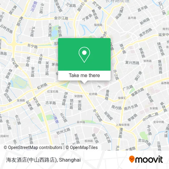 海友酒店(中山西路店) map