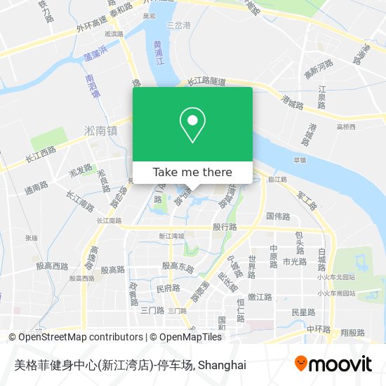 美格菲健身中心(新江湾店)-停车场 map
