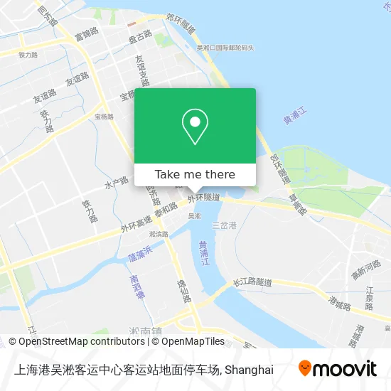 上海港吴淞客运中心客运站地面停车场 map