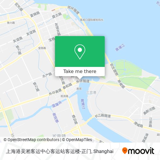 上海港吴淞客运中心客运站客运楼-正门 map