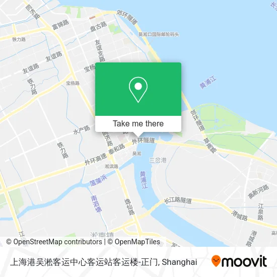 上海港吴淞客运中心客运站客运楼-正门 map