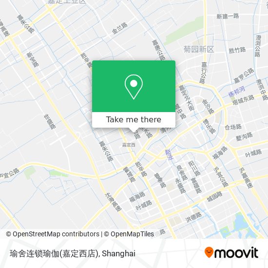 瑜舍连锁瑜伽(嘉定西店) map