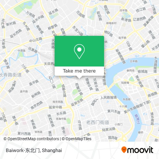 Baiwork-东北门 map