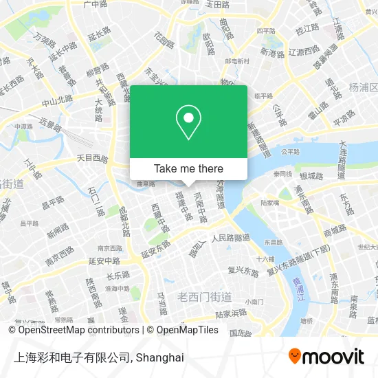 上海彩和电子有限公司 map