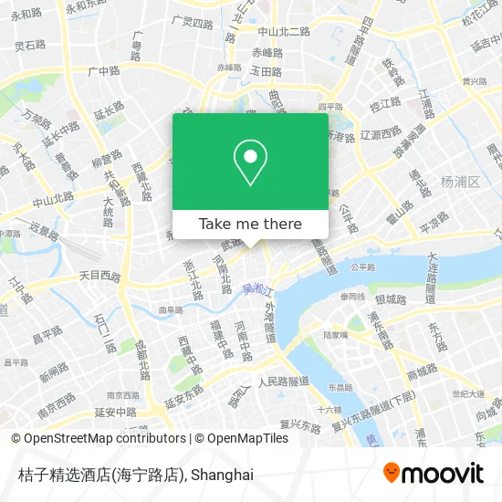 桔子精选酒店(海宁路店) map