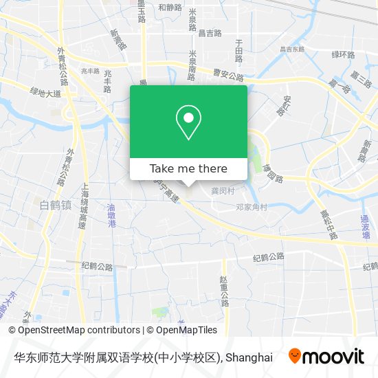 华东师范大学附属双语学校(中小学校区) map