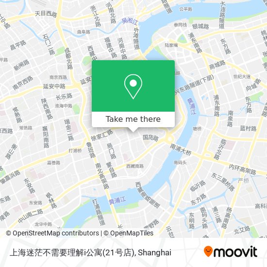 上海迷茫不需要理解i公寓(21号店) map