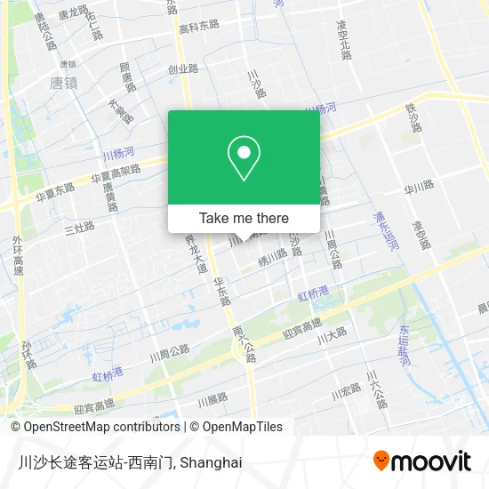 川沙长途客运站-西南门 map