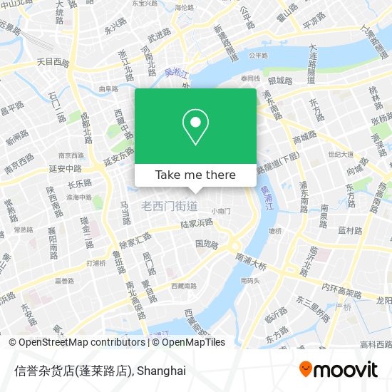 信誉杂货店(蓬莱路店) map