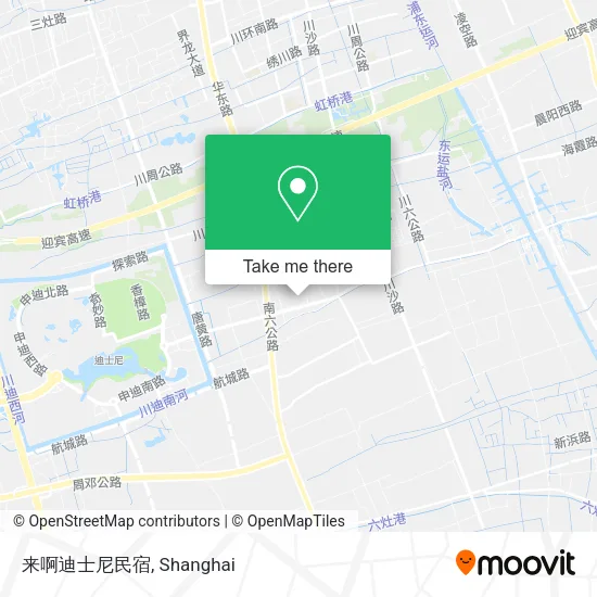 来啊迪士尼民宿 map