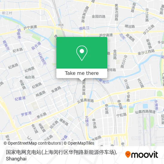 国家电网充电站(上海闵行区华翔路新能源停车场) map