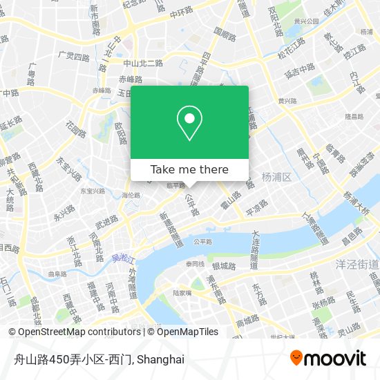 舟山路450弄小区-西门 map