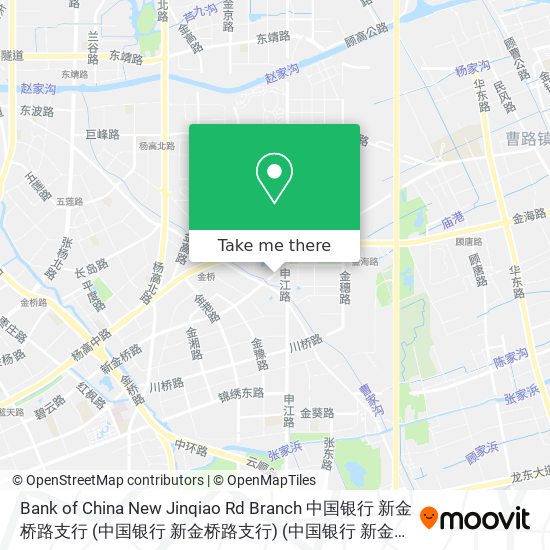 Bank of China New Jinqiao Rd Branch 中国银行 新金桥路支行 (中国银行 新金桥路支行) (中国银行 新金桥路支行) map