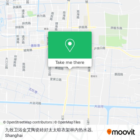 九牧卫浴金艾陶瓷砖好太太晾衣架林内热水器 map