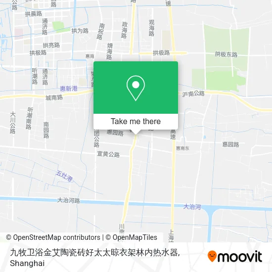 九牧卫浴金艾陶瓷砖好太太晾衣架林内热水器 map