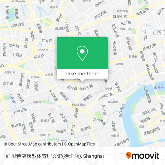 纽贝特健康型体管理会馆(徐汇店) map