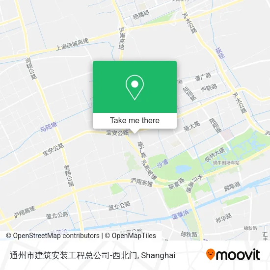 通州市建筑安装工程总公司-西北门 map