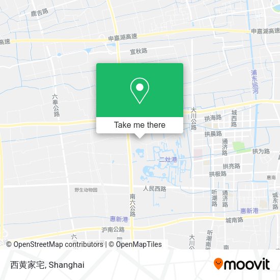 西黄家宅 map