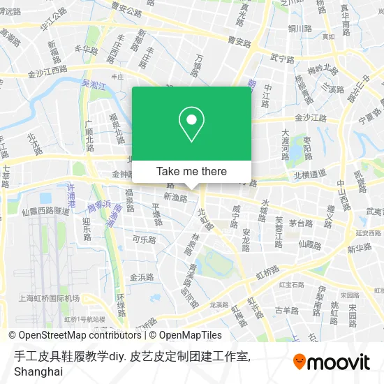 手工皮具鞋履教学diy. 皮艺皮定制团建工作室 map