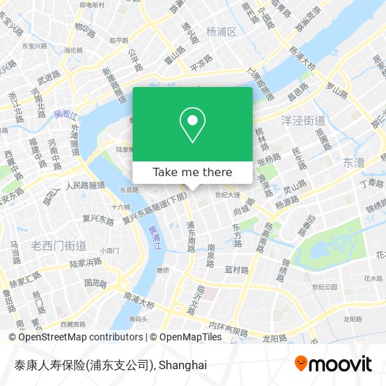 泰康人寿保险(浦东支公司) map
