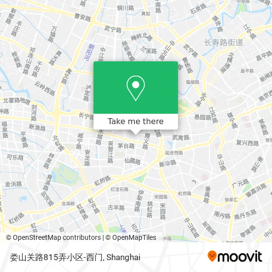 娄山关路815弄小区-西门 map