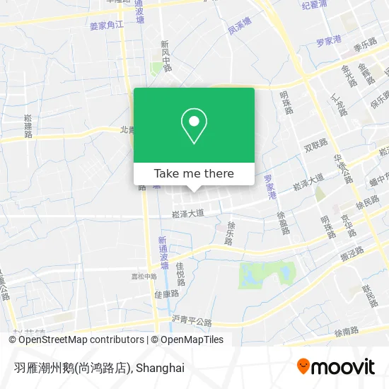 羽雁潮州鹅(尚鸿路店) map