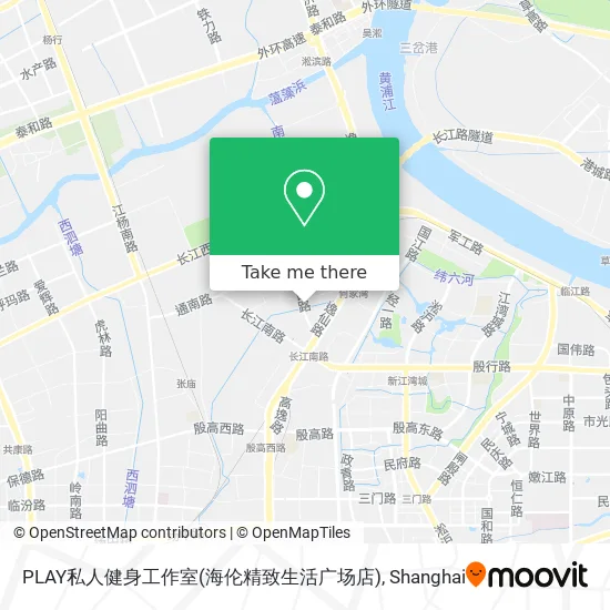 PLAY私人健身工作室(海伦精致生活广场店) map