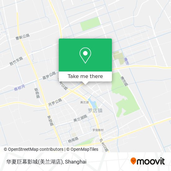 华夏巨幕影城(美兰湖店) map