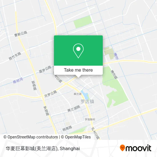 华夏巨幕影城(美兰湖店) map