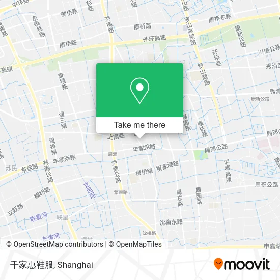 千家惠鞋服 map