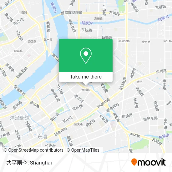 共享雨伞 map