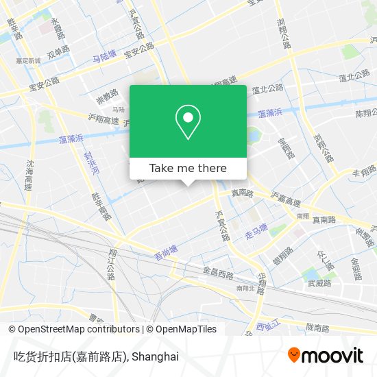 吃货折扣店(嘉前路店) map