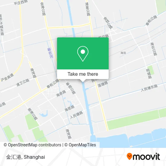 金汇港 map