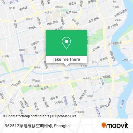 962512家电维修空调维修 map
